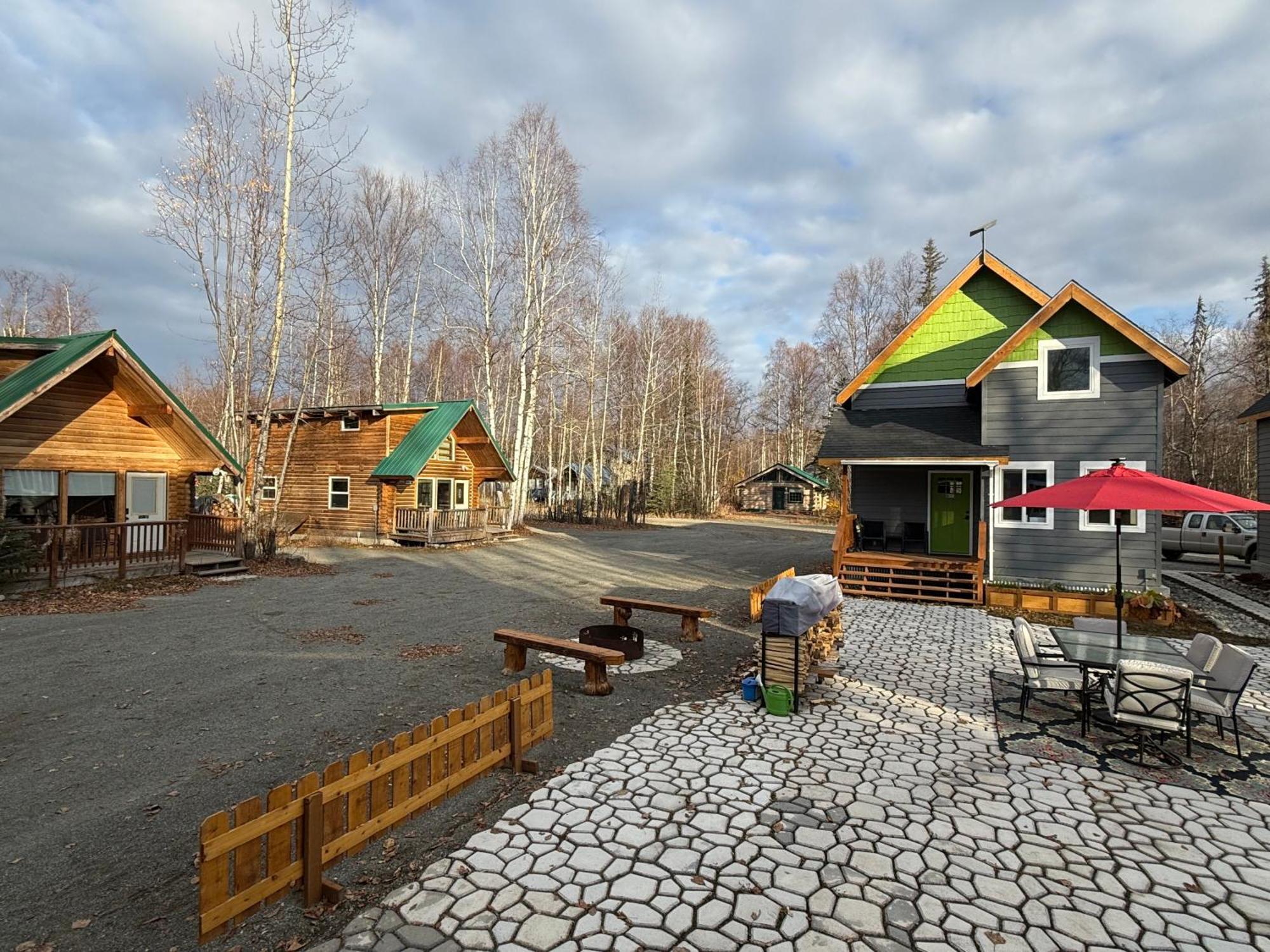 Talkeetna Log Cabin With Hot Tub Unit 2 Екстериор снимка