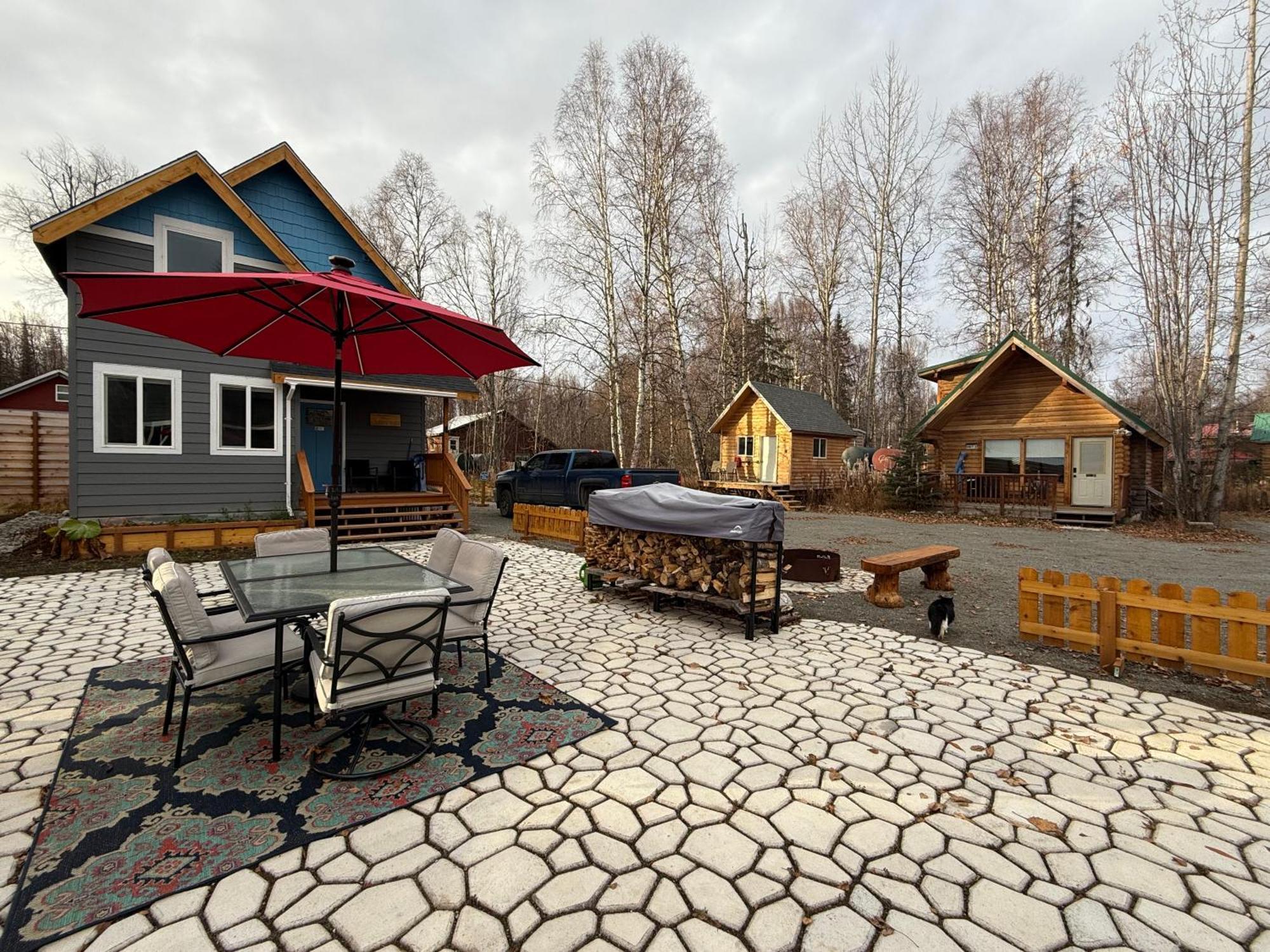 Talkeetna Log Cabin With Hot Tub Unit 2 Екстериор снимка